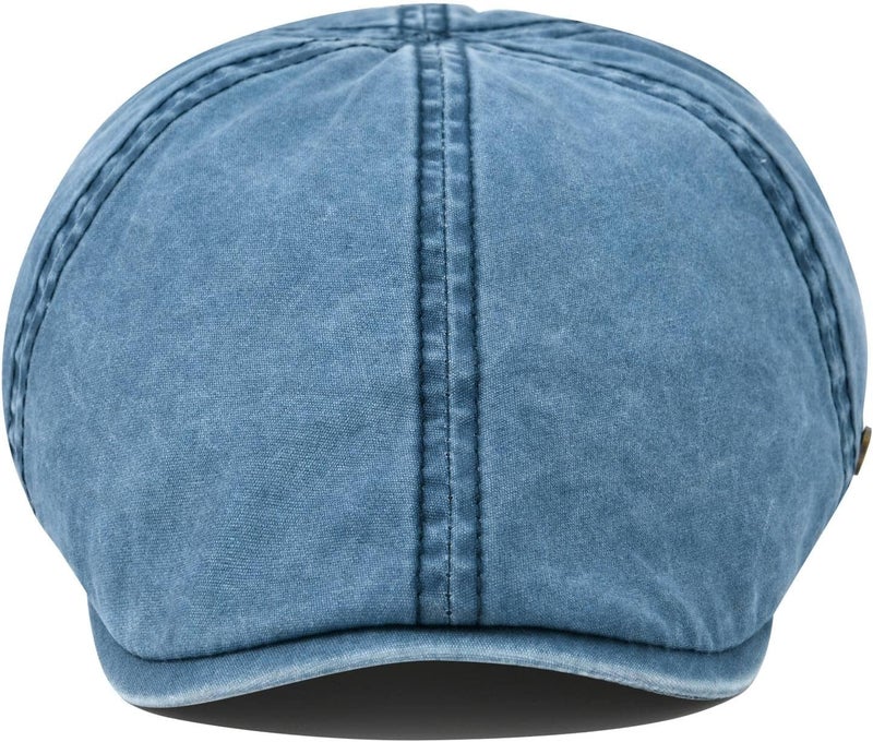 VOBOOM Cotton Flat Cabbie Hat Gatsby Ivy Irish Hunting Newsboy Cap - Image 3